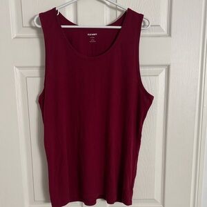 Old Navy Women's Deep Red Tank Top